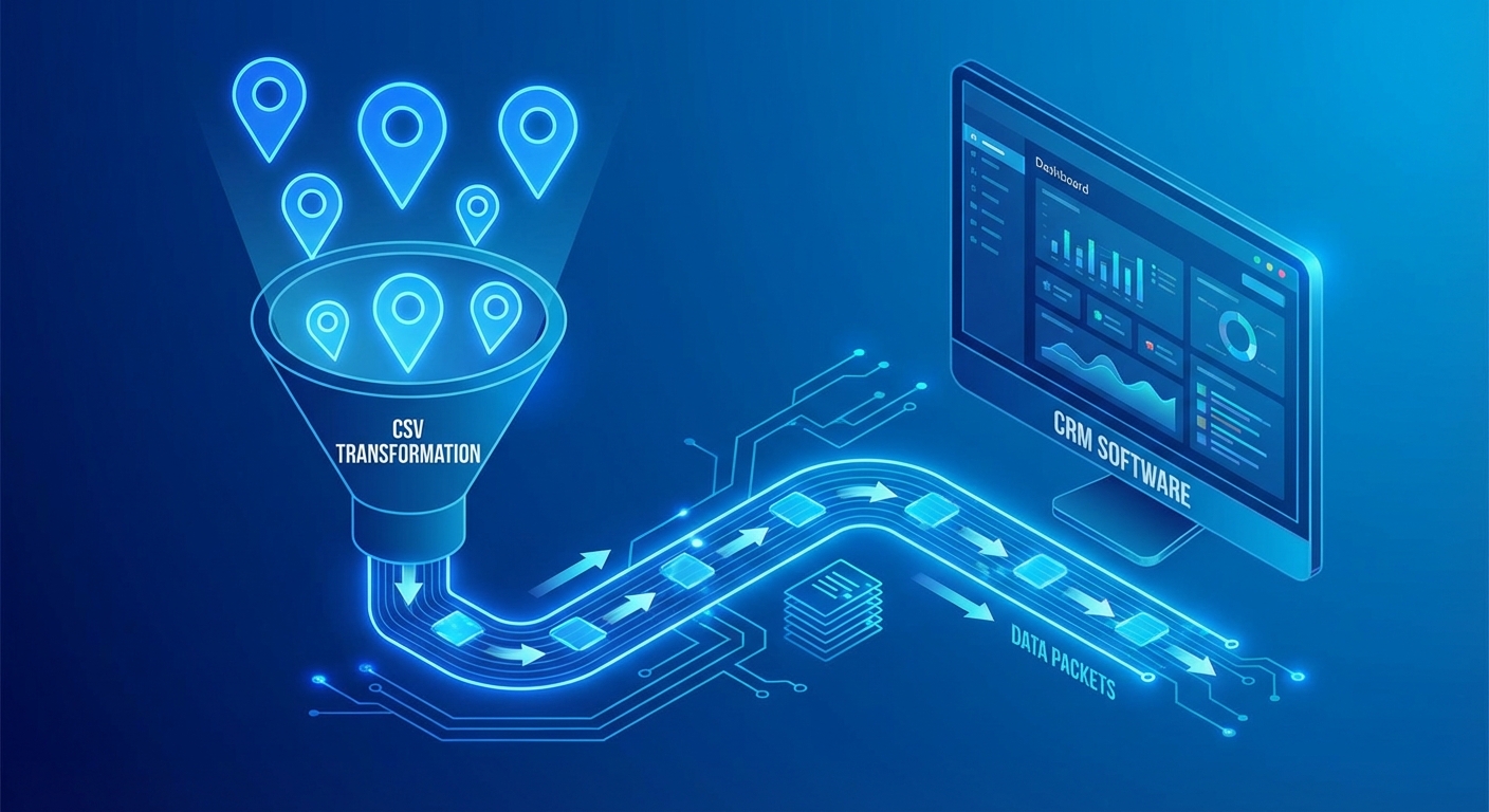 Import leads Google Maps : guide complet pour votre CRM prospection